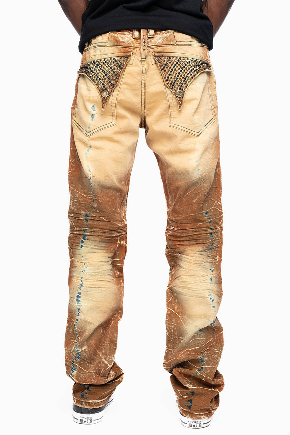 Robin jeans biker flap