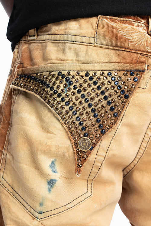 Robin jeans biker flap