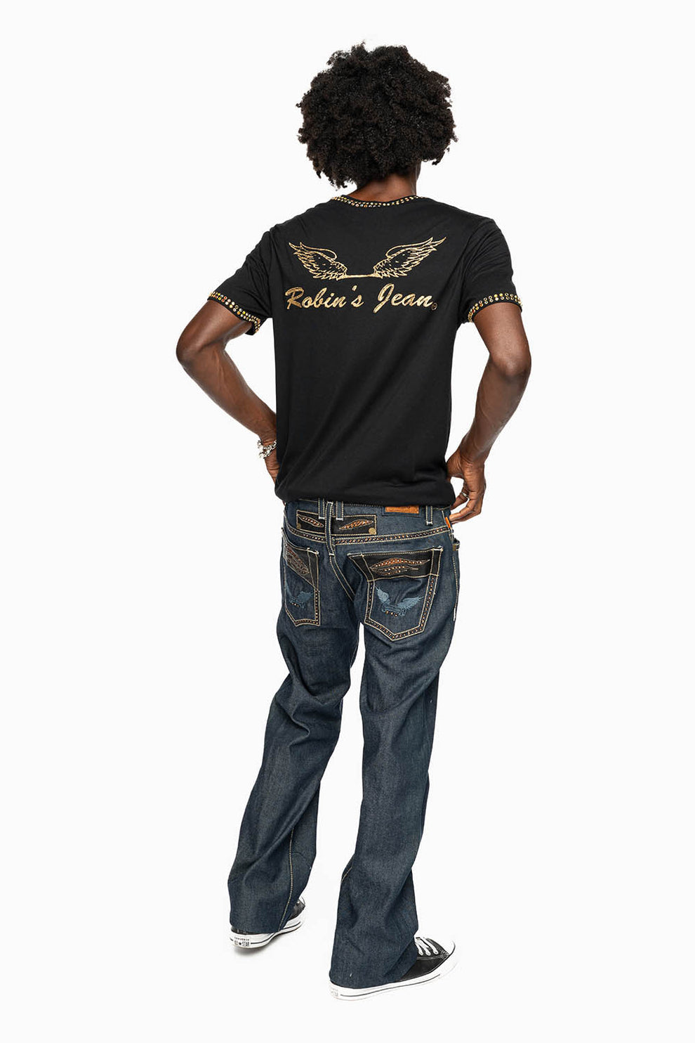 Robin jeans dark wings