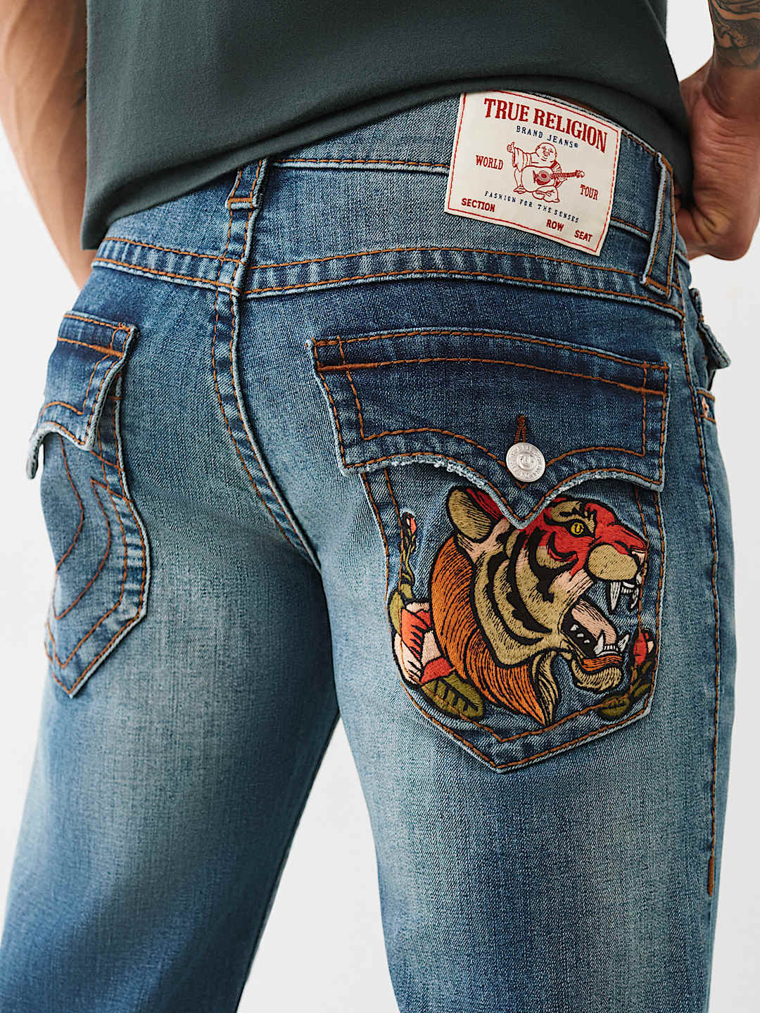 True religion embroidered